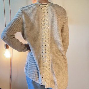 John + Jenn Line Lace Back Cardigan